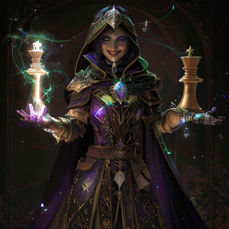 Knightly Kinked Sorceress